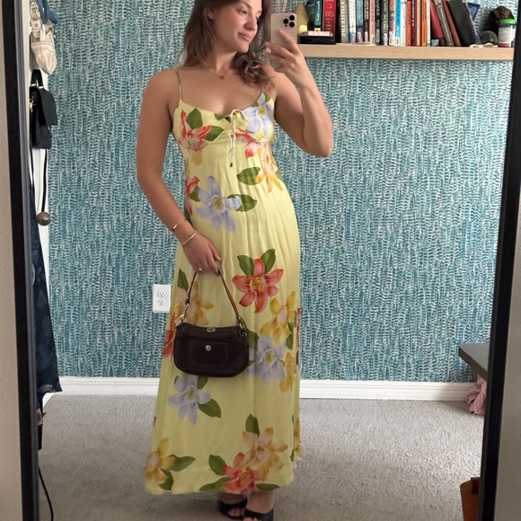 Anthropologie Maeve Printed Slip Dress size Medium - Picture 2 of 5